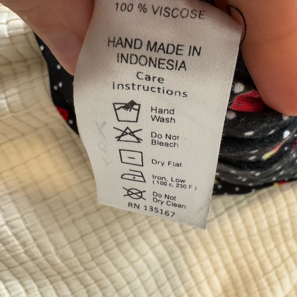 MOTEL Strawberry Print Peter Pan Collar Pin Up Rockabilly Retro Mini Dress Med - Picture 5 of 5